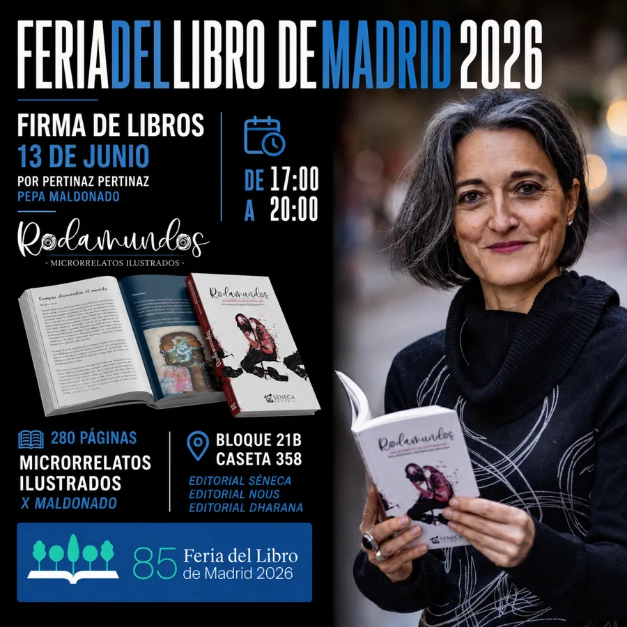 Pieza oscura para redes con la firma de Pepa Maldonado